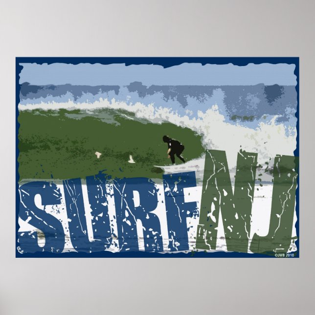Poster surf NJ (Devant)