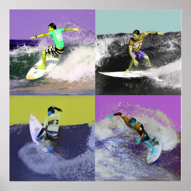 Poster Surf Partie 2, Copyright karen j. Williams (Devant)