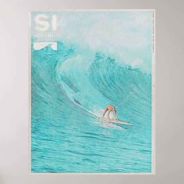 Poster surf vintage (Devant)
