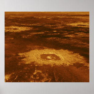 Poster Surface bouillante de la planète Vénus