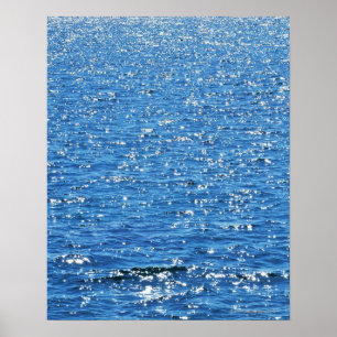 Poster Surface de la mer