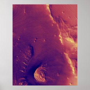 Poster Surface de la planète — Mars