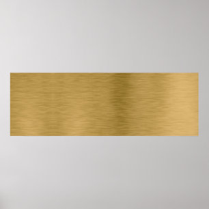 Poster Surface d'or à texture métallique