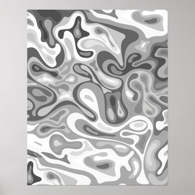 Poster Surface liquide 13 (Devant)