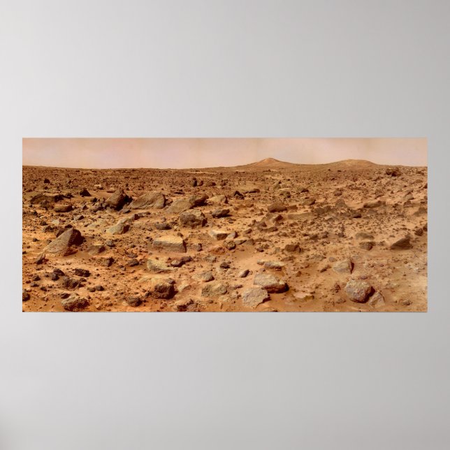 Poster Surface Mars (Devant)