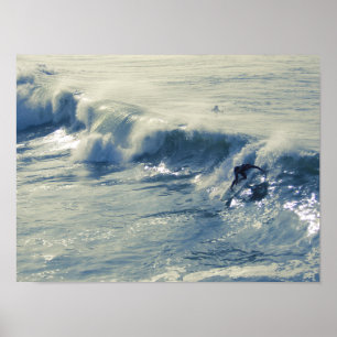 Poster Surfer de la Californie