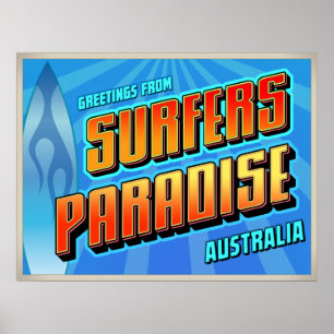 poster SURFERS PARADISE