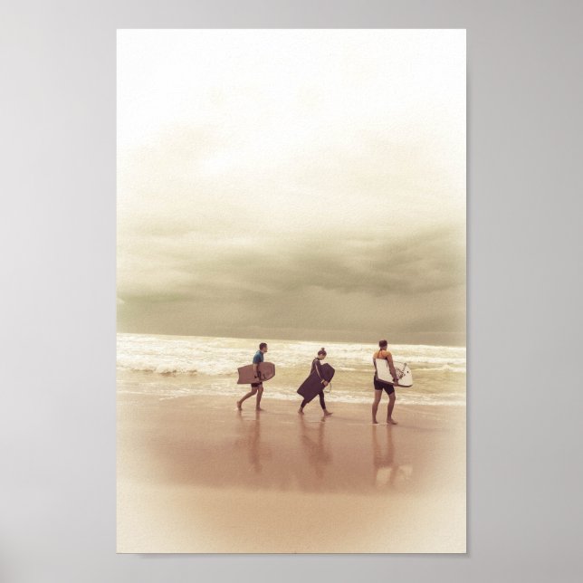 Poster Surfers Retro (Devant)