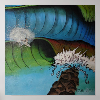 Poster "Surfing the Inlet Poster"