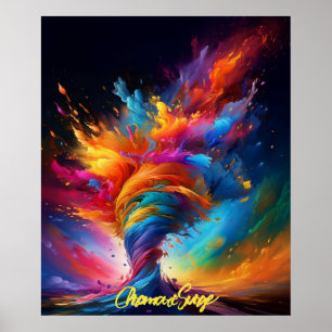 Poster "Surge chromatique"