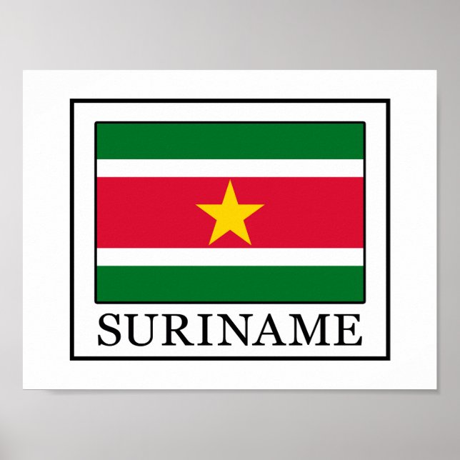 Poster Suriname (Devant)