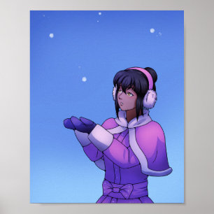 Poster Surpris par la neige