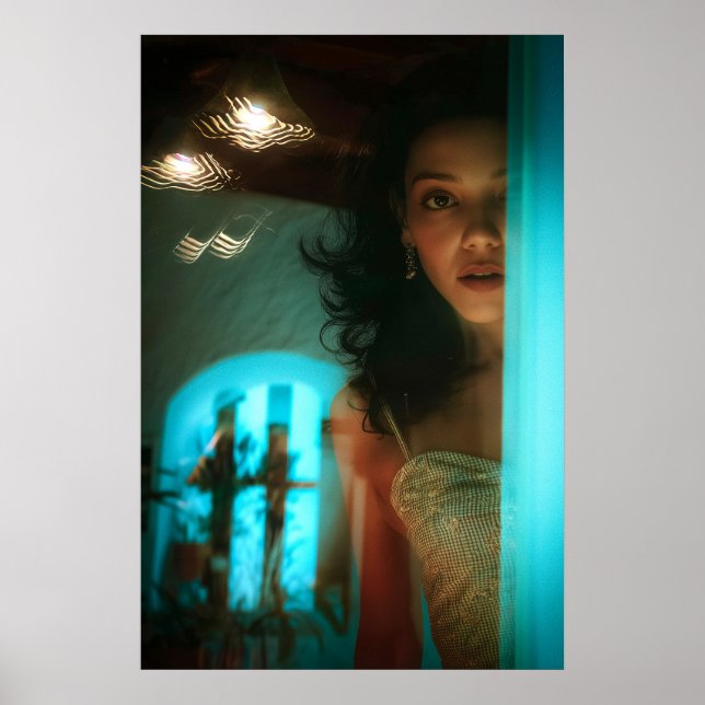 Poster Surprise, sortir d'une porte (Devant)