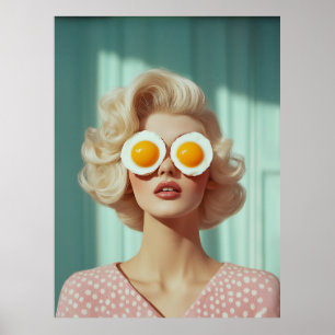Poster Surreal Breakfast Portrait mode