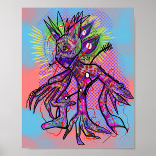 Poster Surreal Creature Sheela