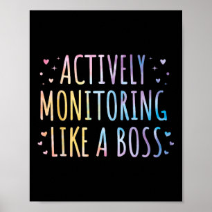 Poster Surveillance Active Comme Un Enseignement De Test