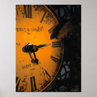 Poster Surveillance de l'horloge