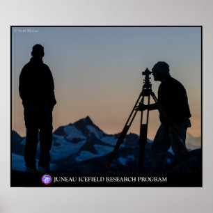 Poster Surveyors à Dusk sur l'affiche Juneau Icefield