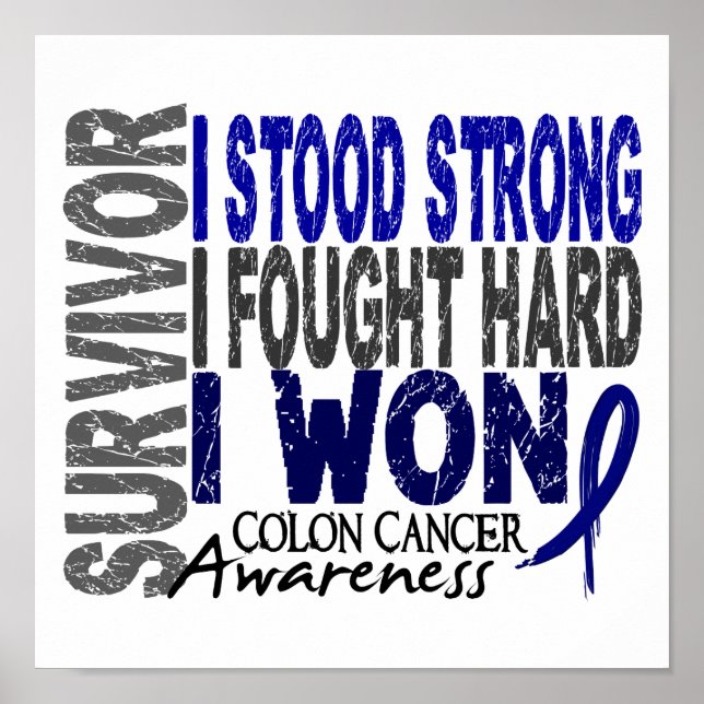 Poster Survivant 4 Cancer du côlon (Devant)