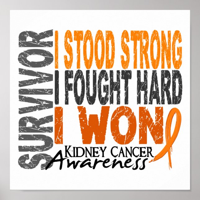 Poster Survivant 4 Cancer du rein (Devant)