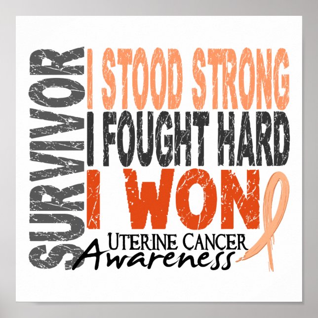 Poster Survivant 4 Cancer utérin (Devant)