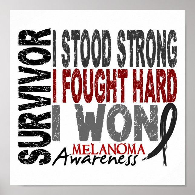 Poster Survivant 4 Mélanoma (Devant)