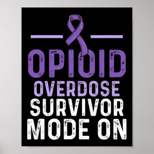 Poster Survivant du guerrier de sensibilisation à la surd