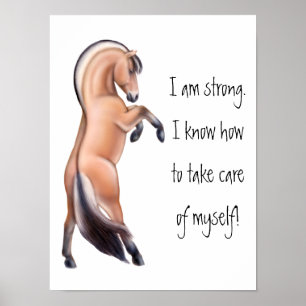 Poster Survivor Horse Inspirational Print
