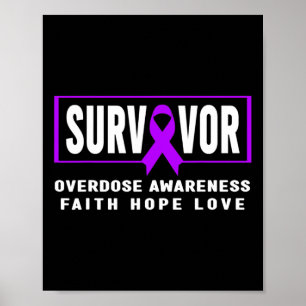 Poster Survivor - Sensibilisation à la dépendance