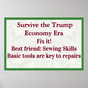 Poster Survivre à l'économie Trump, la réparer