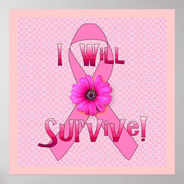 Poster Survivre au cancer du sein (Devant)