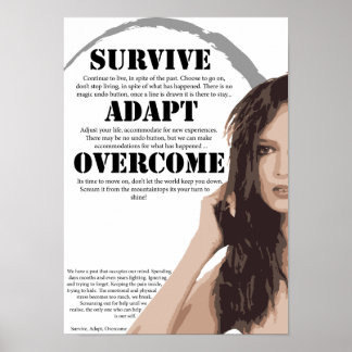 Poster Survivre au dépassement de l'adaptation