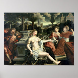 Poster Susanna et les aînés, 1567