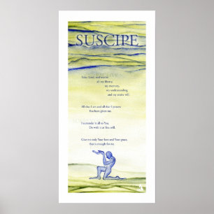 Poster Suscipe (prière de St Ignatius)