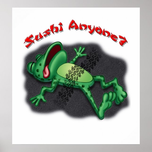 Poster Sushi Quelqu'Un ? (Devant)