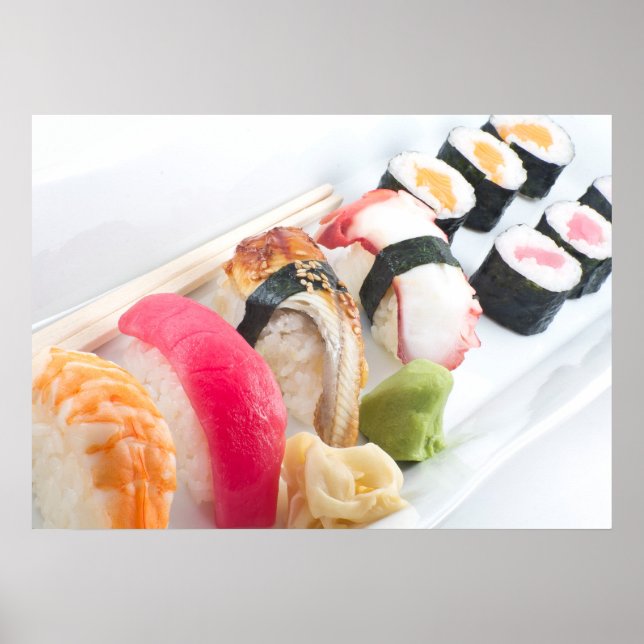 Poster Sushi Sashimi Platter (Devant)