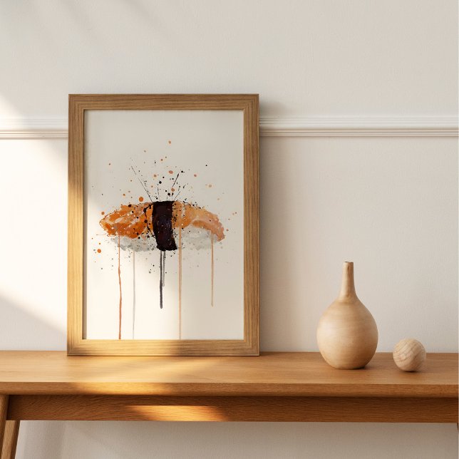 Poster Sushi Saumon Nigiri (Créateur téléchargé)
