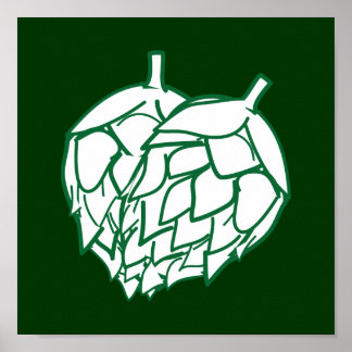 Poster Suspension murale de houblon