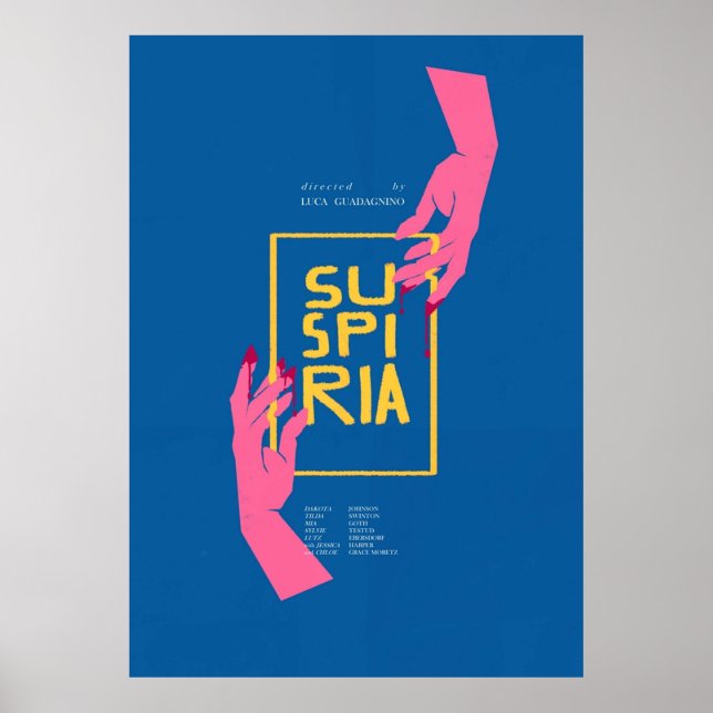 Poster SUSPIRIA 2018 film alternatif Tilda Swinton (Devant)