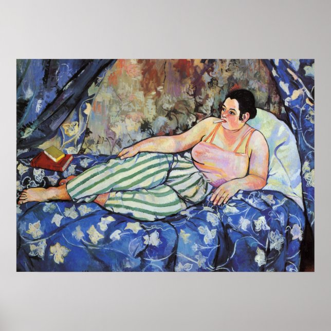 Poster SUZANNE VALADON - La chambre bleue 1923 (Devant)