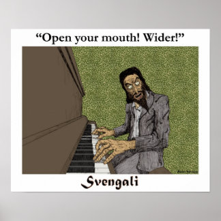 Poster Svengali au piano