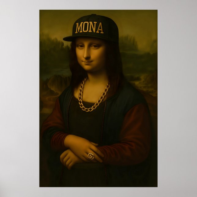 Poster Swag Mona Lisa (Devant)