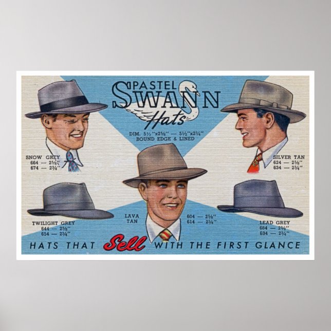 Poster Swann Casquette ! (Devant)