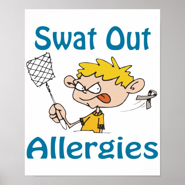 Poster Swat Out Allergies (Devant)