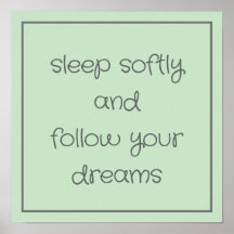 Sweet Bedtime Words mur art