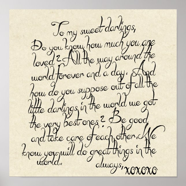 Poster Sweet Darlings (Devant)