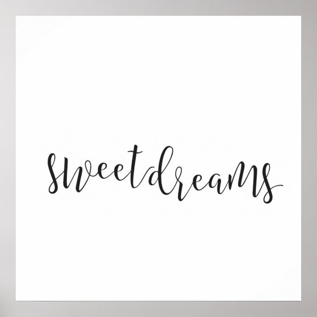 Poster Sweet Dreams Imprimer (Devant)