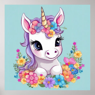Poster Sweet Magique Baby Unicorn