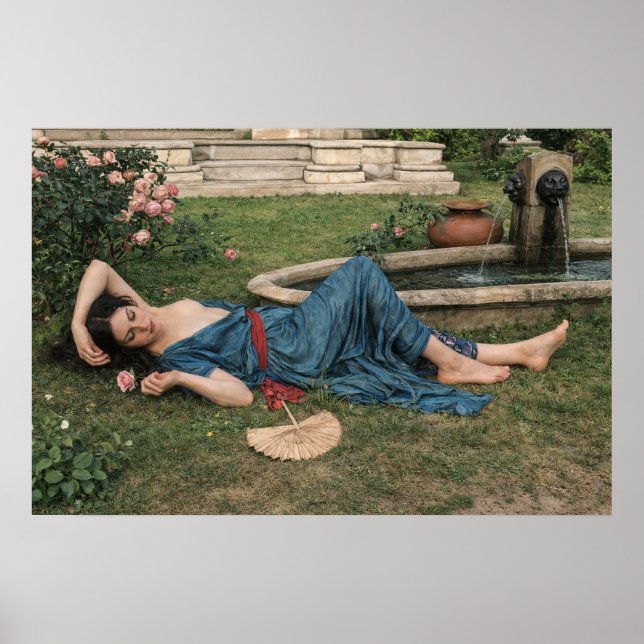 Poster Sweet Summer by John William Waterhouse (Devant)