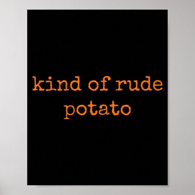 Poster Sweet Tato And Kind Of Rude Tato Cute Couples - Pa (Devant)
